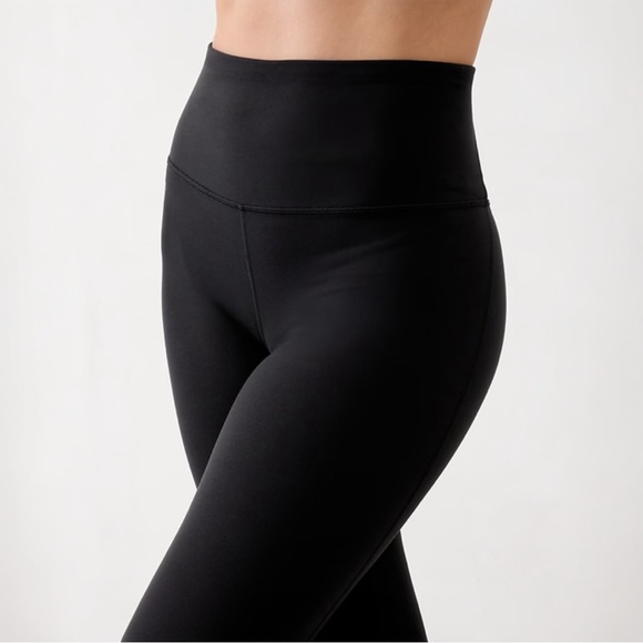 Athleta Elation Ultra High Rise Split Slim Flare Pant NWT BLACK - Picture 3 of 9